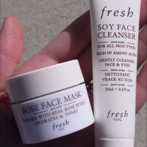 Fresh Soy Face Cleanser + Rose Mask